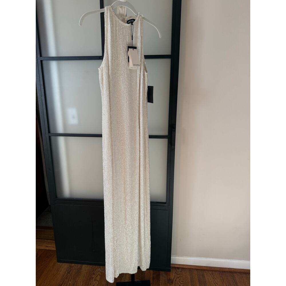 NWT Retrofête Tilly Belted Sequin Maxi Dress with Slit Size Small